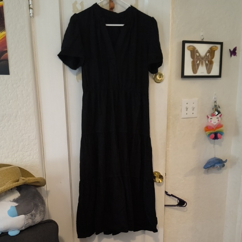Chic Black Maxi Dress for Women
